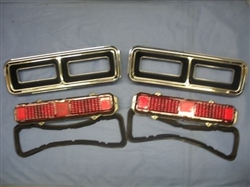 1968 Camaro Rally Sport Tail Lights Kit, OE Style