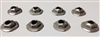 1970 - 1973 Marker Light Lens Mounting Nuts Set, Self-Threading, 8 Pieces