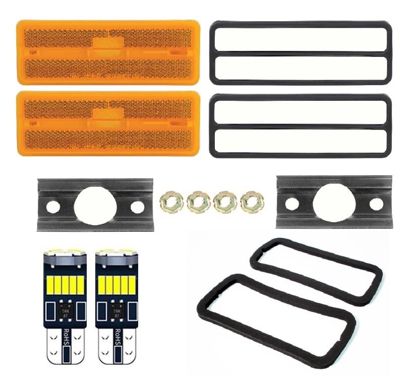 Brand New 1978 - 1981 Camaro Front Side LED Marker Light Kit is