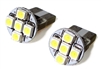 Ultra Bright WHITE LED Marker Light Bulb / Dash Light Bulb, Pair