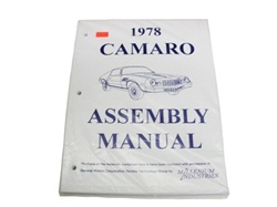 1978 Camaro Assembly Manual