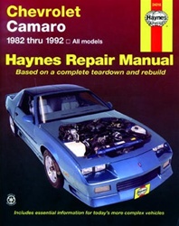 1982 - 1992 Chevrolet Camaro Haynes Repair Manual