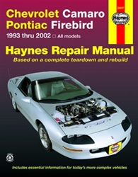 1993 - 2002 Chevrolet Camaro Haynes Repair Manual