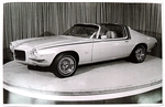 1970 Camaro Convertible / Targa Top Concept Car GM Dealer Poster Print