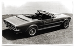 1967 Camaro Convertible Cherokee GM Concept Car Promotional Dealer Poster Print