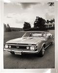 1967 GM Dealer Promo Poster, Super Sport Convertible, Black and White
