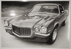 1972 GM Dealer Promo Poster, Black and White