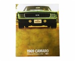 1969 Camaro GM Dealership Showroom Sales Brochure