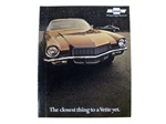 1971 Camaro GM Dealership Showroom Color Sales Brochure