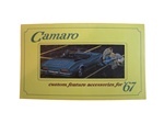 1967 Camaro Custom Features, Options, and Accessories Manual