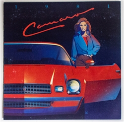 1981 Camaro GM Dealership Showroom Sales Brochure, Original NOS