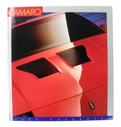 1987 Camaro Dealer Sales Show Room Brochure, Original GM NOS