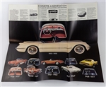 1978 Corvette Dealer Sales Show Room Brochure Poster, Original GM NOS