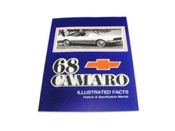 1968 Camaro Illustrated Facts, Features and Specifications Manual