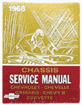 1968 Camaro Chassis Service and Overhaul Manual Book