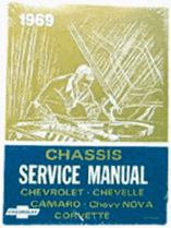 1969 Camaro Chassis Service and Overhaul Manual Book