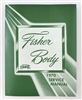 1970 Camaro Fisher Body Service Manual