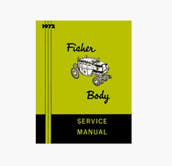 1972 Service Manual, Fisher Body