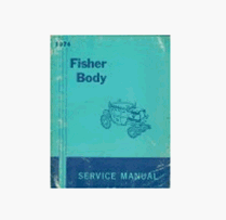 1974 Camaro Service Manual, Fisher Body