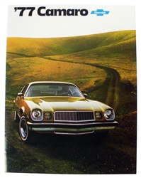 1977 Camaro GM Dealership Showroom Sales Brochure