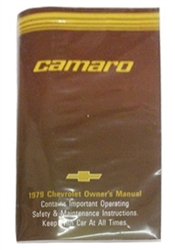 1979 Camaro Glove Box Owner Manual