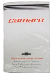 1980 Camaro Glove Box Owner Manual