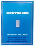 1987 Camaro Glove Box Owner Manual