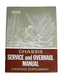 1970 Camaro Chassis Service Manual, Additional Supplement