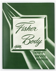 1970 Camaro Fisher Body Service Manual, Additional Supplement