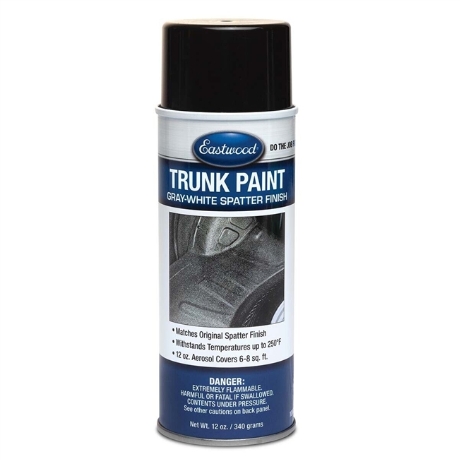 Eastwood Gray and White Trunk Reconditioning Spatter Paint, Spray Paint 12 oz Can