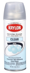 Camaro Spray Paint, Krylon Crystal Clear Protective Non-Yellowing Top Coat, Satin, Each