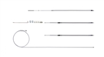 1967 Camaro Complete Emergency Parking Brake Cable Kit for REAR DRUM BRAKES, Stainless Steel