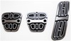 2010 - 2014 Pedal Pad Kit, Manual Transmission, Custom Billet Aluminum