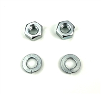 image of 1970-1971 Camaro Floor Mounted Fuel Gas Pedal Stud Mounting Nuts and Lock Washers Set