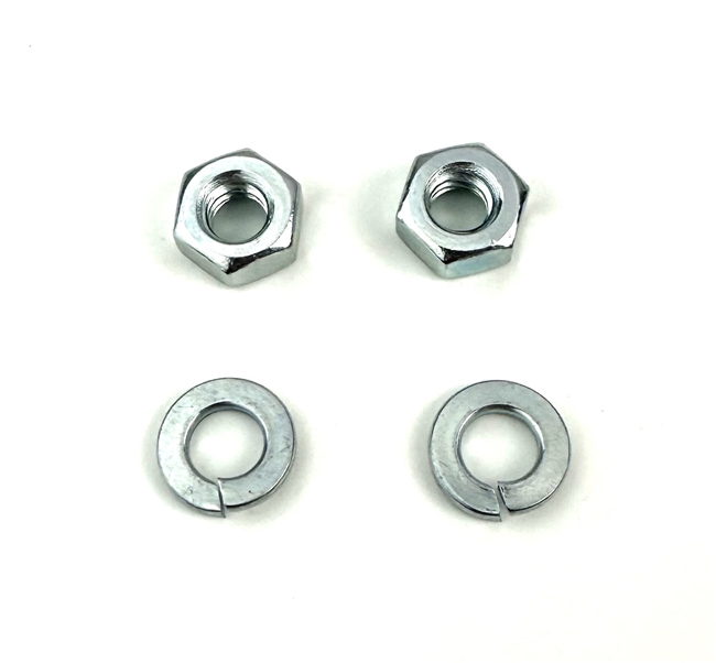 image of 1970-1971 Camaro Floor Mounted Fuel Gas Pedal Stud Mounting Nuts and Lock Washers Set