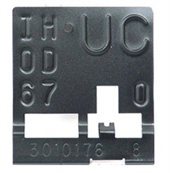 1967 - 1968 Camaro Radiator ID Tag, UC, Manual Transmission | Camaro Central