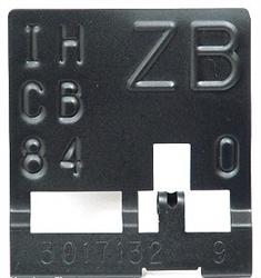 1968 - 1969 Camaro ZB Radiator ID Tag, SS 350 or 327