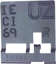 1969 Camaro Radiator ID Tag, UZ Code Automatic Transmission with Curved Neck