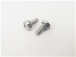 1968 - 1969 Camaro Rally Sport Headlight Door Stop Bracket Screw Set, 2 Pieces