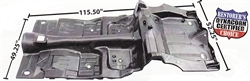 1970 - 1973 Camaro Floor Pan, 4-Speed, cmplt with Trunk Pan and Frame Rails | Camaro Central