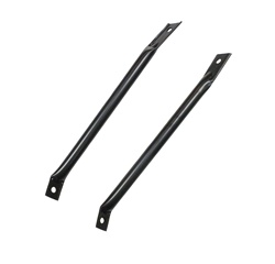 1970 - 1981 Camaro Radiator Support Bars, Fender to Radiator, Black, OE Style, Pair