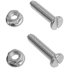 1967 - 1981 Hood Adjustment Screw and Nut Set, 4 Pieces