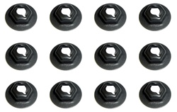 1967 - 1969 Camaro SS Hood Louvers Nut Set, Super Sport, 12 Pieces