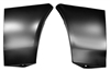 1978 - 1981 CUSTOM Camaro Fender Extensions Without Side Marker Light Holes, Pair