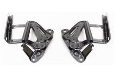 1967 - 1969 Camaro Hood Hinge Set with Attached Springs, Heavy Duty