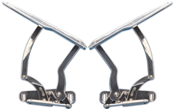 1970 - 1981 POLISHED Billet Aluminum Hood Hinges