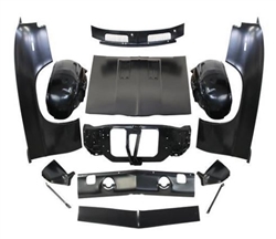 1969 Camaro Front Sheet Metal Kit with Fenders and Super Sport SS Hood