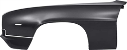 1969 Camaro Front Fender with Extension, Standard or Rally Sport, LH