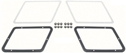 1978 - 1979 Camaro Z28 Fender Air Extractor Vent Reinforcement Mounting Hardware and Gasket Set