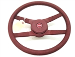 1970 - 1981 Camaro Steering Wheel with Ribbed (Roped) Outer Grip, 4 Bar, GM Used 9761838